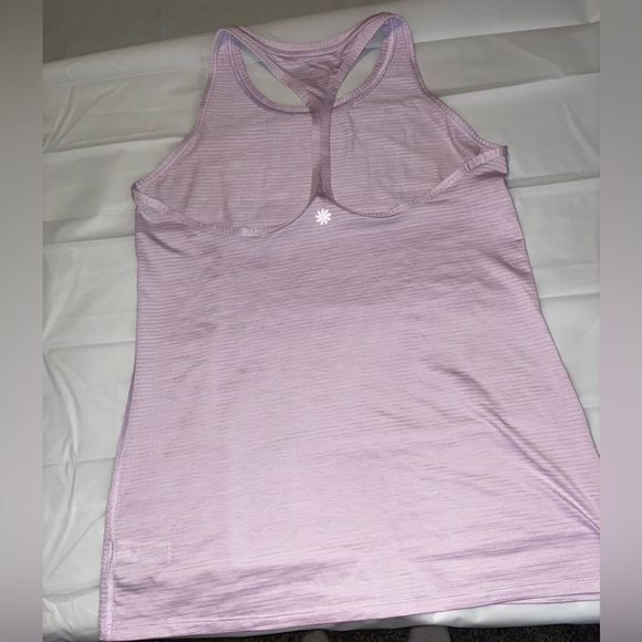 Athleta Sheer Racer Back Athletic Tank Top Size M Work out Dance Movement - Picture 4 of 9